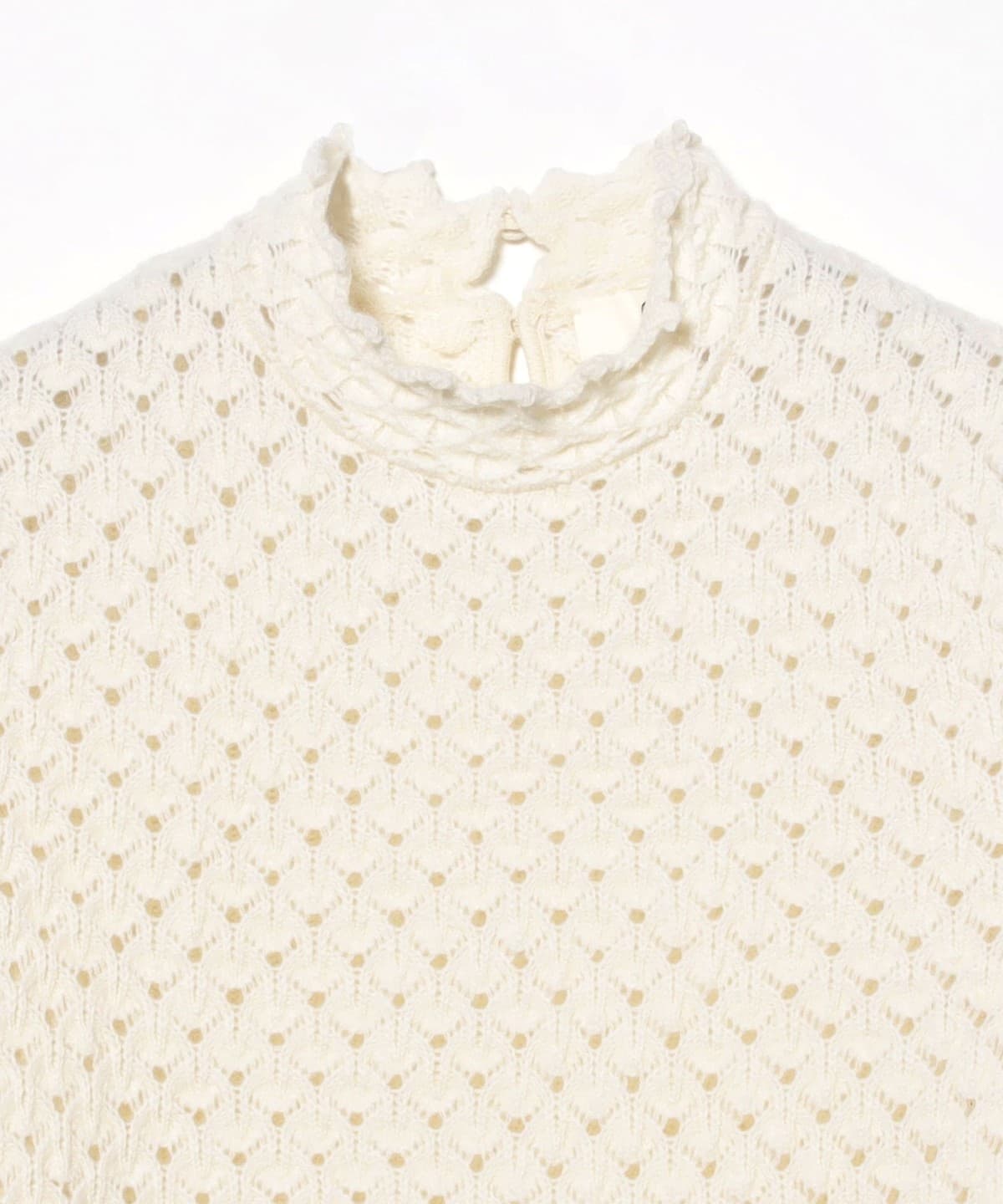 Chloé クリーム色 半袖　セーター Demi-Luxe BEAMS（デミルクス ビームス）【タイムセール】Chloe