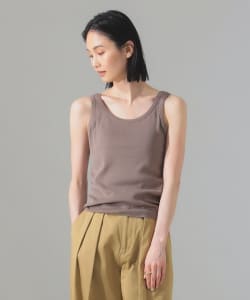 ATON / FRESCA CIRCULAR RIB タンクトップ
