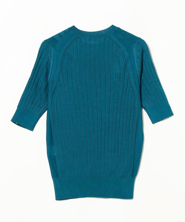SLOANE × BEAMS / 別注ワイドリブ バイカラー ポロニット難あり v_430773_00.jpg?$500$