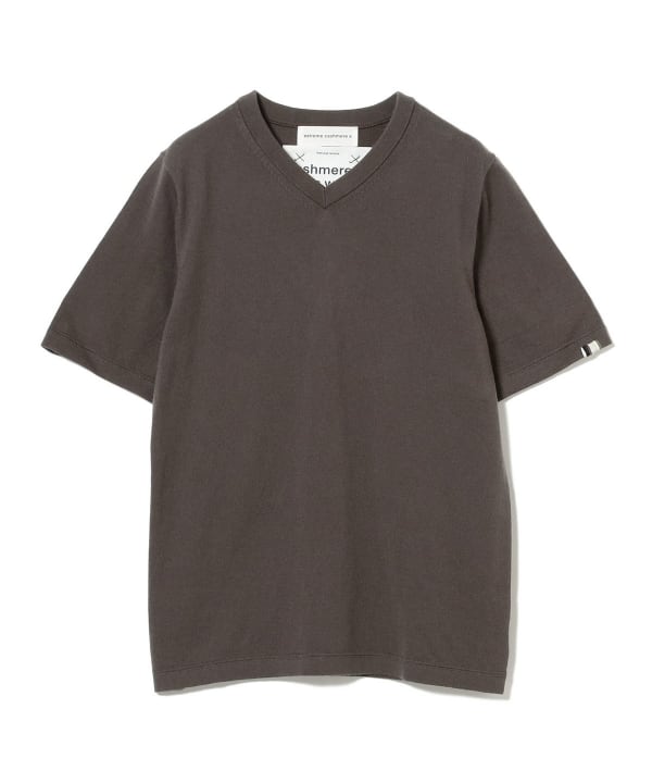 extreme cashmere / clean Vネック ショートスリーブニット