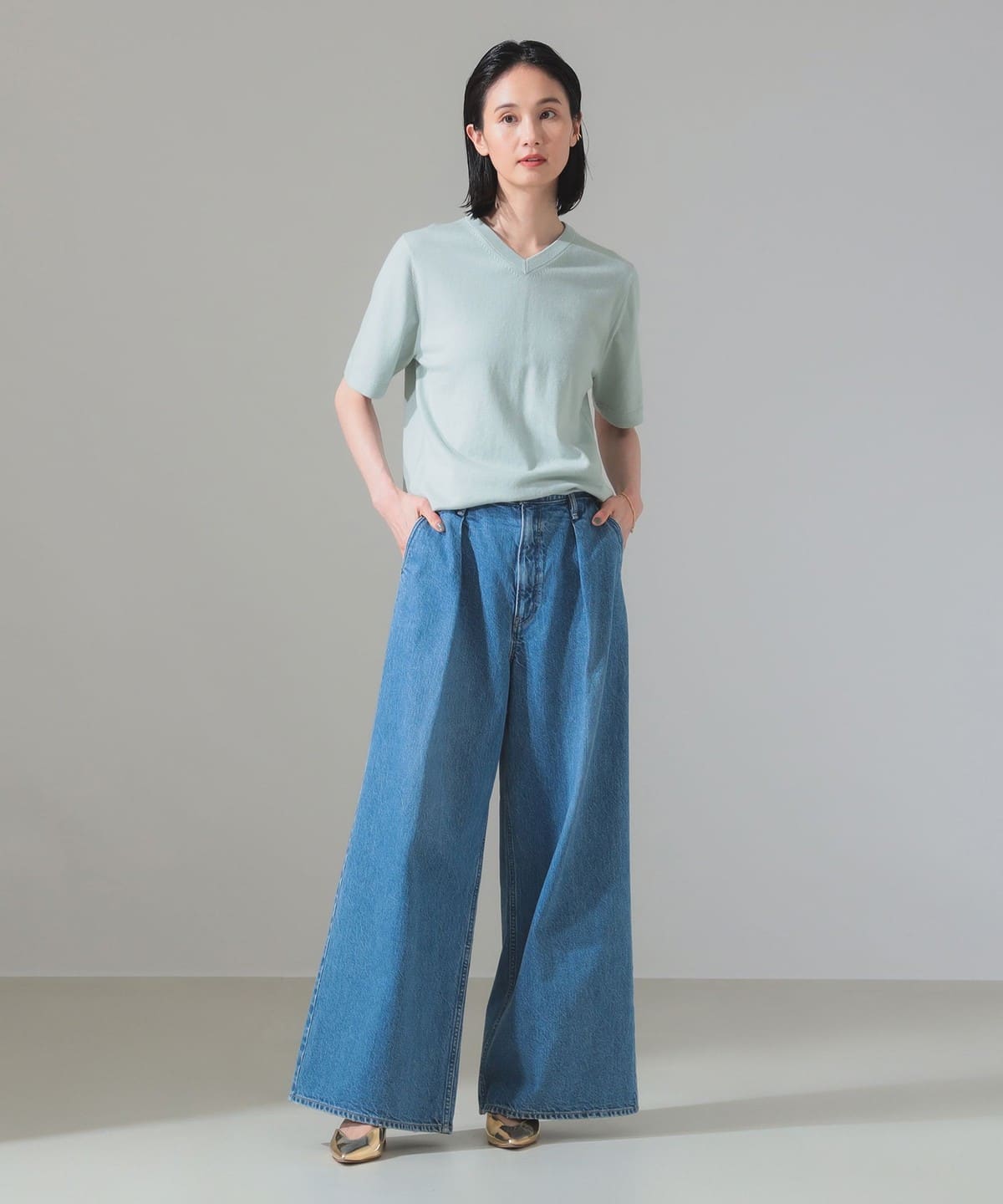 Demi-Luxe BEAMS（デミルクス ビームス）extreme cashmere / clean V