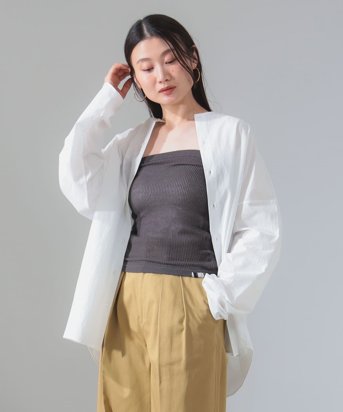 extreme cashmere エクストリーム カシミヤ / bobby チューブトップ トップス WOMEN MUD ONE SIZE extreme cashmere エクストリーム カシミヤ / bobby チューブトップ トップス WOMEN MUD ONE SIZE