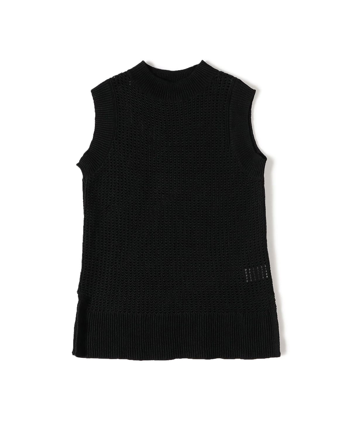 アイレット ニット ベスト トップス WOMEN BLACK ONE SIZE アイレット ニット ベスト トップス WOMEN BLACK ONE SIZE