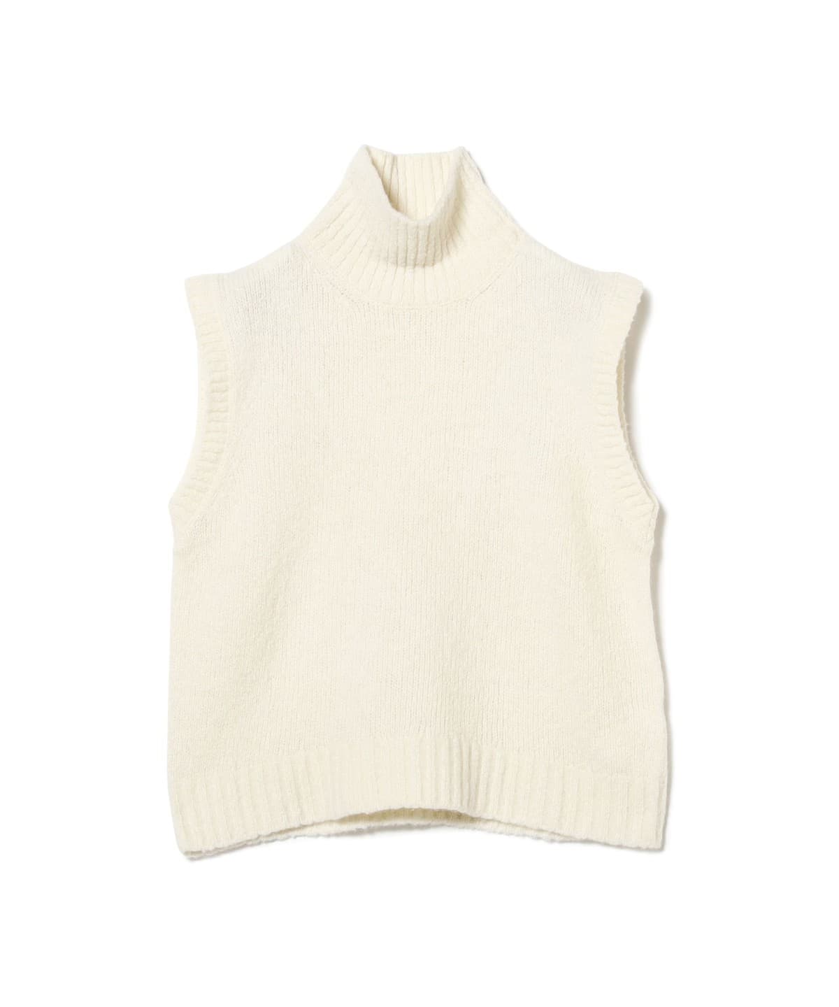 SCAGLIONE スカリオーネ / タートルネック ノースリーブ ニット トップス WOMEN MILK S SCAGLIONE スカリオーネ / タートルネック ノースリーブ ニット トップス WOMEN MILK S