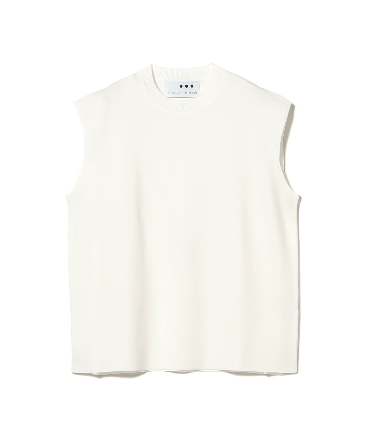 three dots スリードッツ / スリーク スリーブレストップス トップス WOMEN WHITE S three dots スリードッツ / スリーク スリーブレストップス トップス WOMEN WHITE S