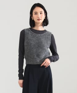 【+15%ポイントUP】モヘヤ ニット ベスト