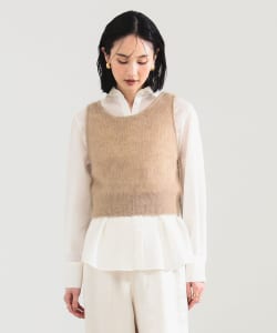 【+15%ポイントUP】モヘヤ ニット ベスト