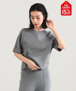 【+15%ポイントUP】AK+1 / 総針 ショート ニット