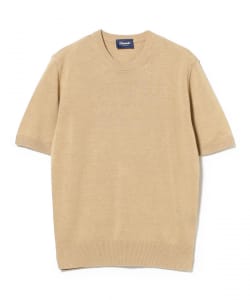 DRUMOHR / リネンコットン ハーフスリーブ ニット