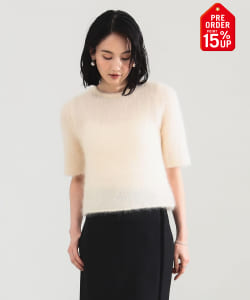 【+15%ポイントUP】モヘヤ ハーフスリーブ 2WAY プルオーバー