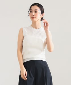 【別注】SLOANE / 12ゲージ ワイドリブ ノースリーブ ニット