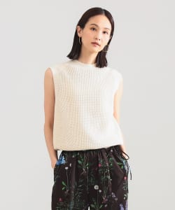 【別注】SLOANE / 7ゲージ 畦編 クルーネック ノースリーブ