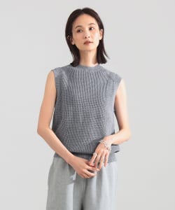 【別注】SLOANE / 7ゲージ 畦編 クルーネック ノースリーブ