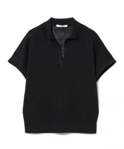 SLOANE / 10ゲージ スキッパー ハーフスリーブ ニット