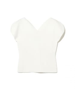 CURIEL / ハート Vネック ショートスリーブ ニット