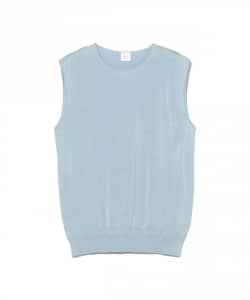 シルク ノースリーブ ニット