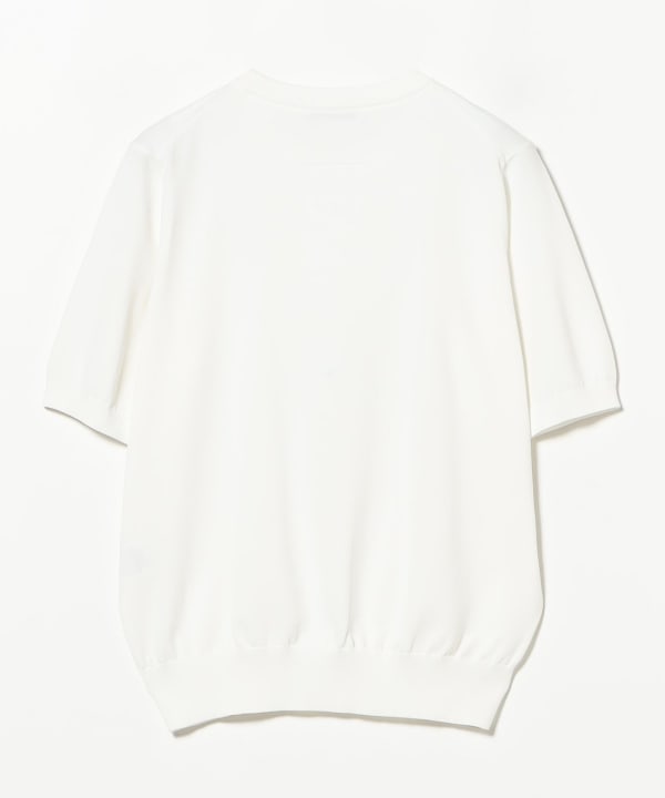 SLOANE / 18 gauge jersey crew neck short sleeve knit