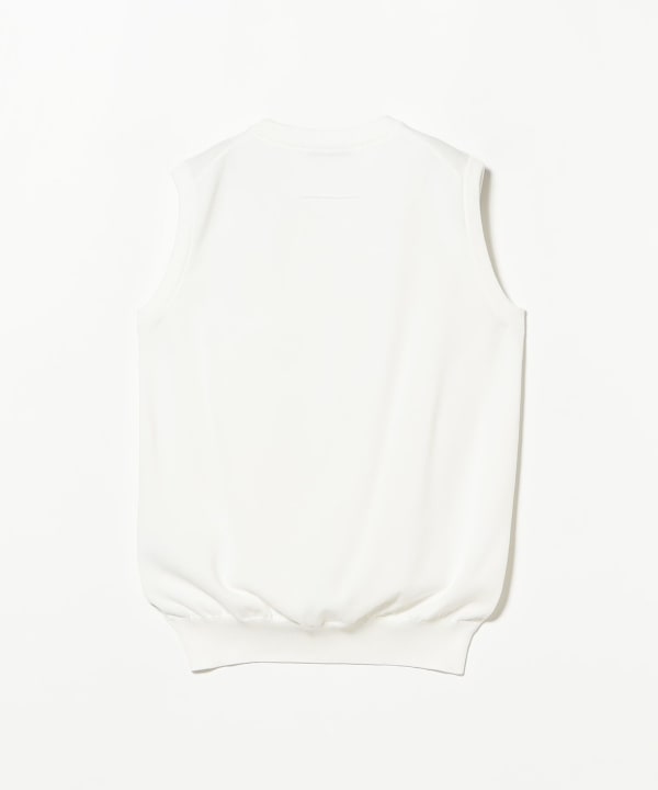 SLOANE / 18-gauge jersey crew neck sleeveless knit