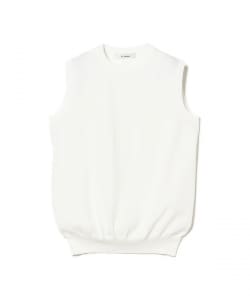 SLOANE / 18ゲージ 天竺 クルーネック ノースリーブ ニット