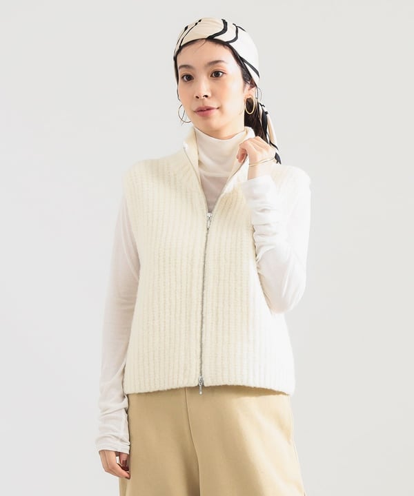 ブークレ ジップ ベスト Model：H165　Size：ONE SIZE
