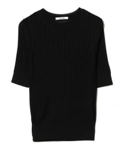 SLOANE / 18ゲージ シルク クルーネック ハーフスリーブ ニット