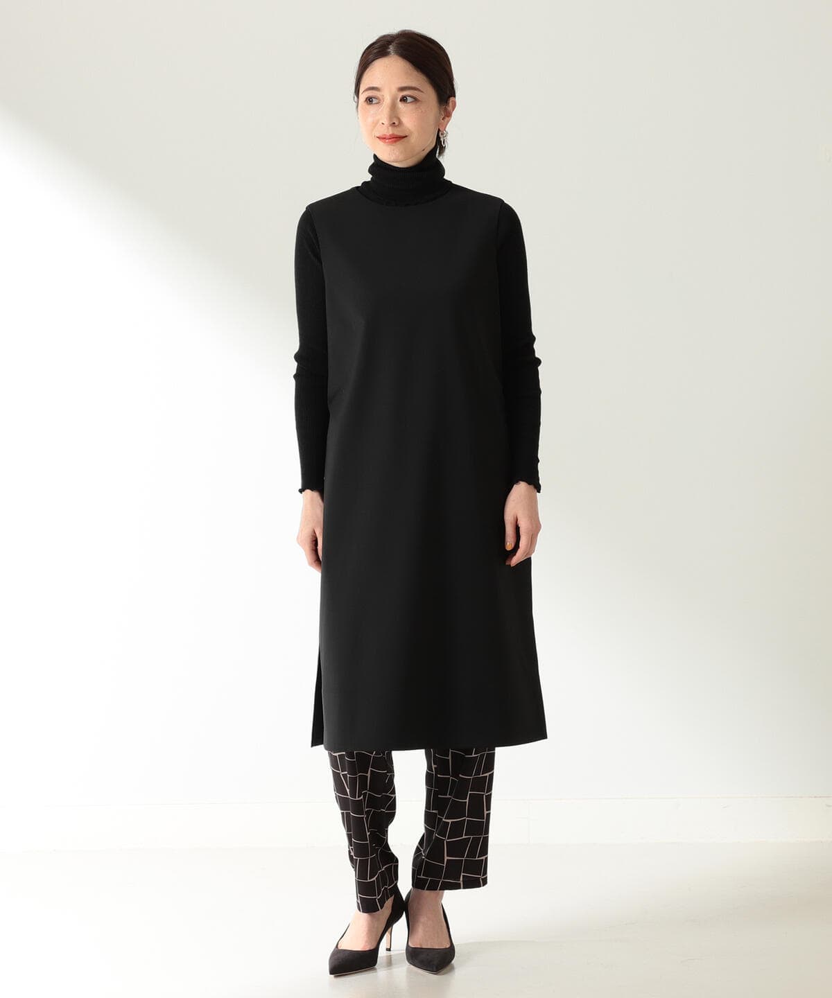 EFFE BEAMS（エッフェ ビームス）M・fil×EFFE BEAMS / 梳毛 ロングジレ