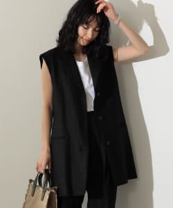 Demi-Luxe BEAMS / リネン ロングジレ