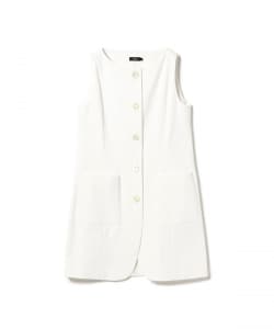 M・fil / シェルタリングドライサージ ジレ