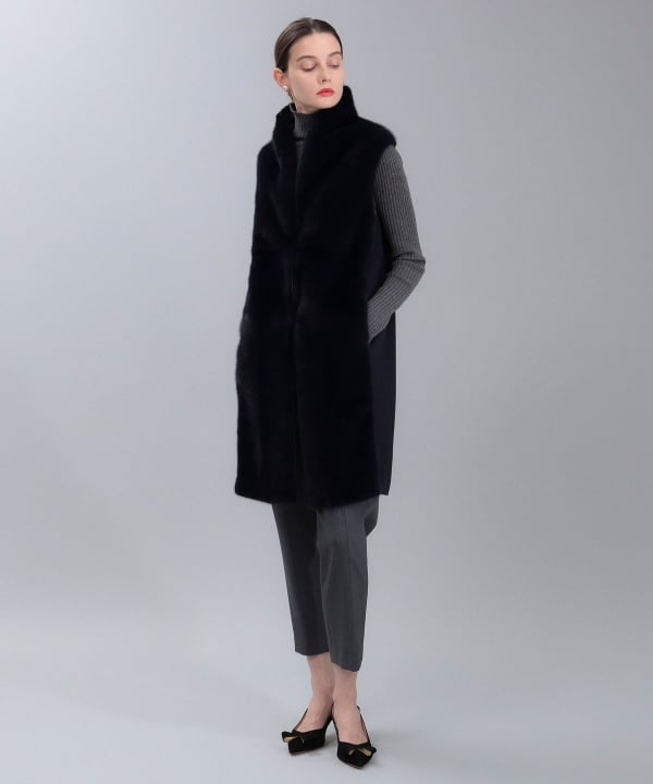 EFFE BEAMS（エッフェ ビームス）manzoni24 / ミンク コンビ ジレ