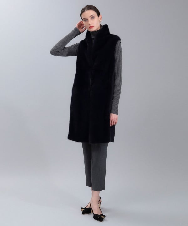 EFFE BEAMS（エッフェ ビームス）manzoni24 / ミンク コンビ ジレ