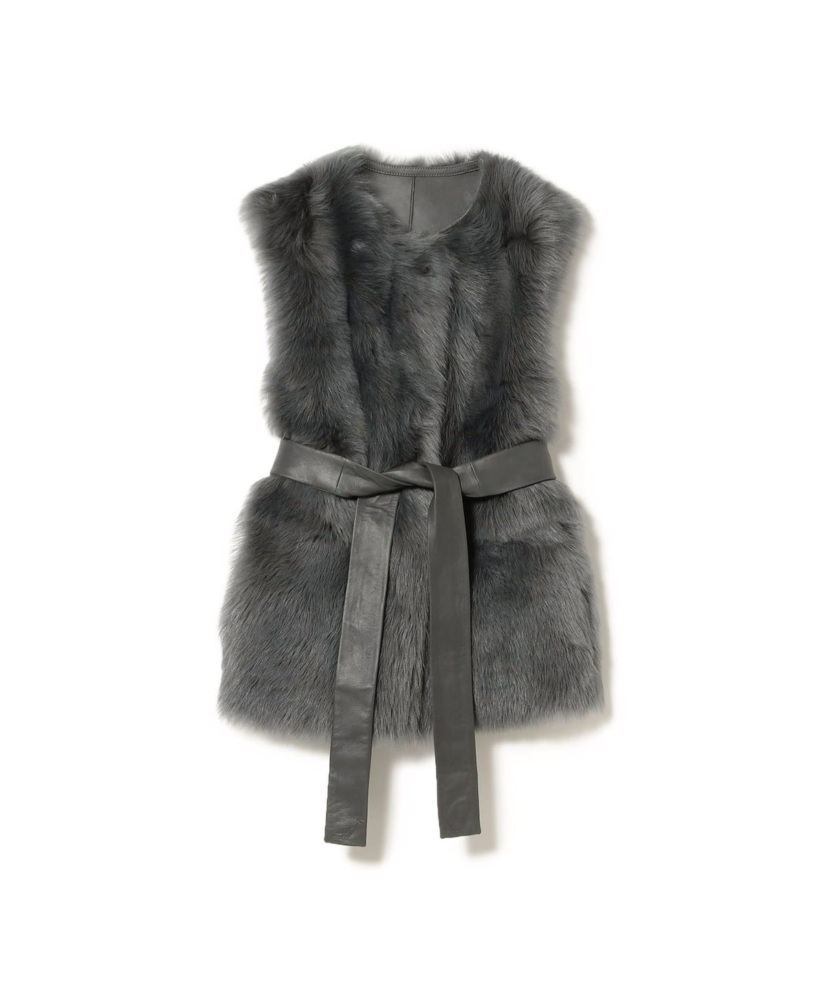 DESA 1972 / シアリング ジレ トップス WOMEN ASH GREY 36 DESA 1972 / シアリング ジレ トップス WOMEN ASH GREY 36