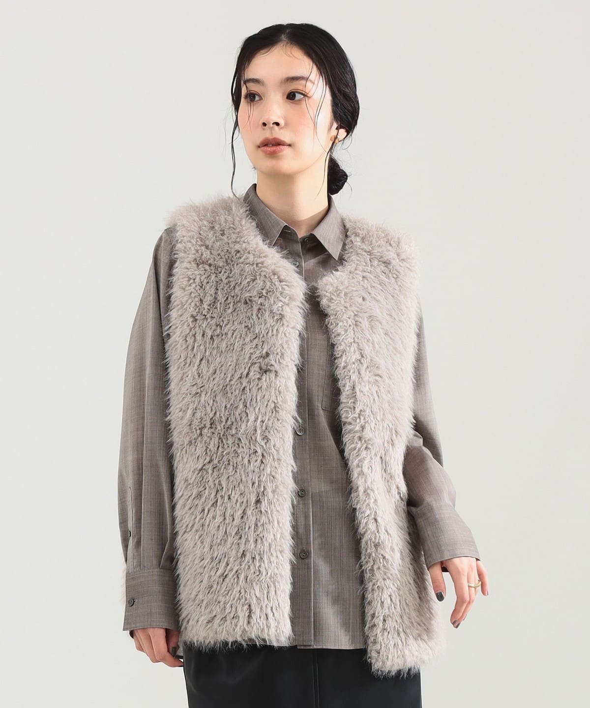 Demi-Luxe BEAMS（デミルクス ビームス）ウェイビー フェイクファー