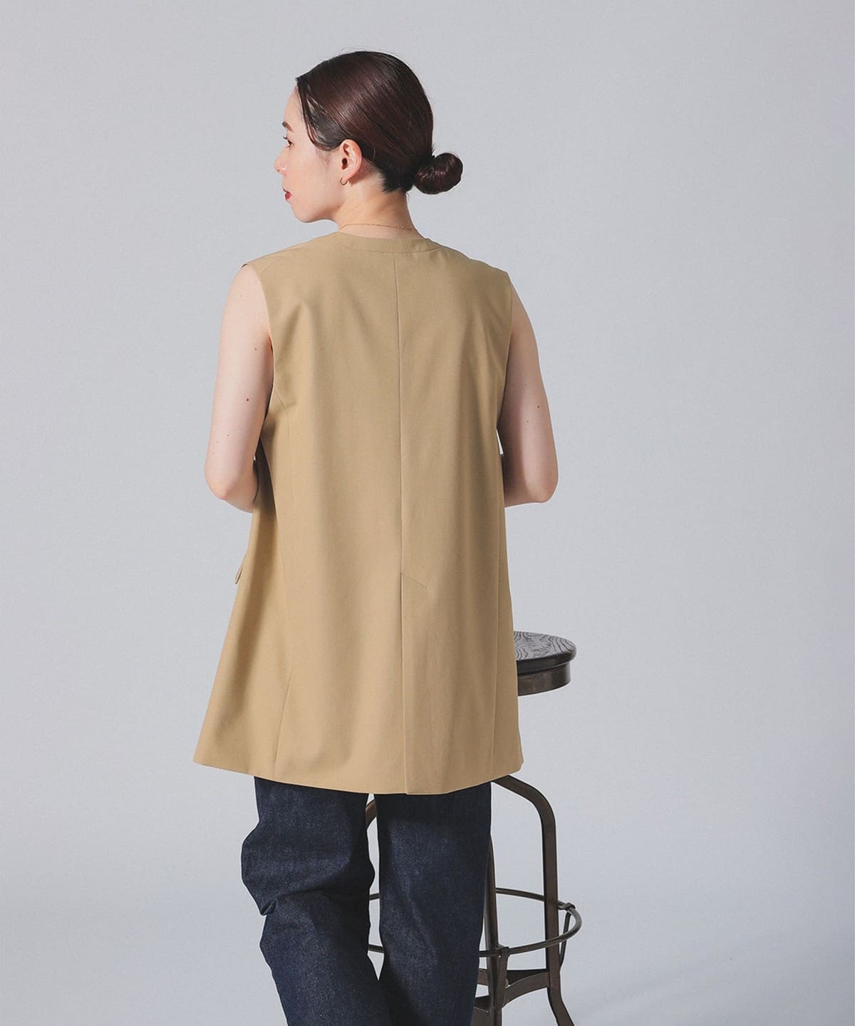 Demi-Luxe BEAMS（デミルクス ビームス）コットン ラペルレス