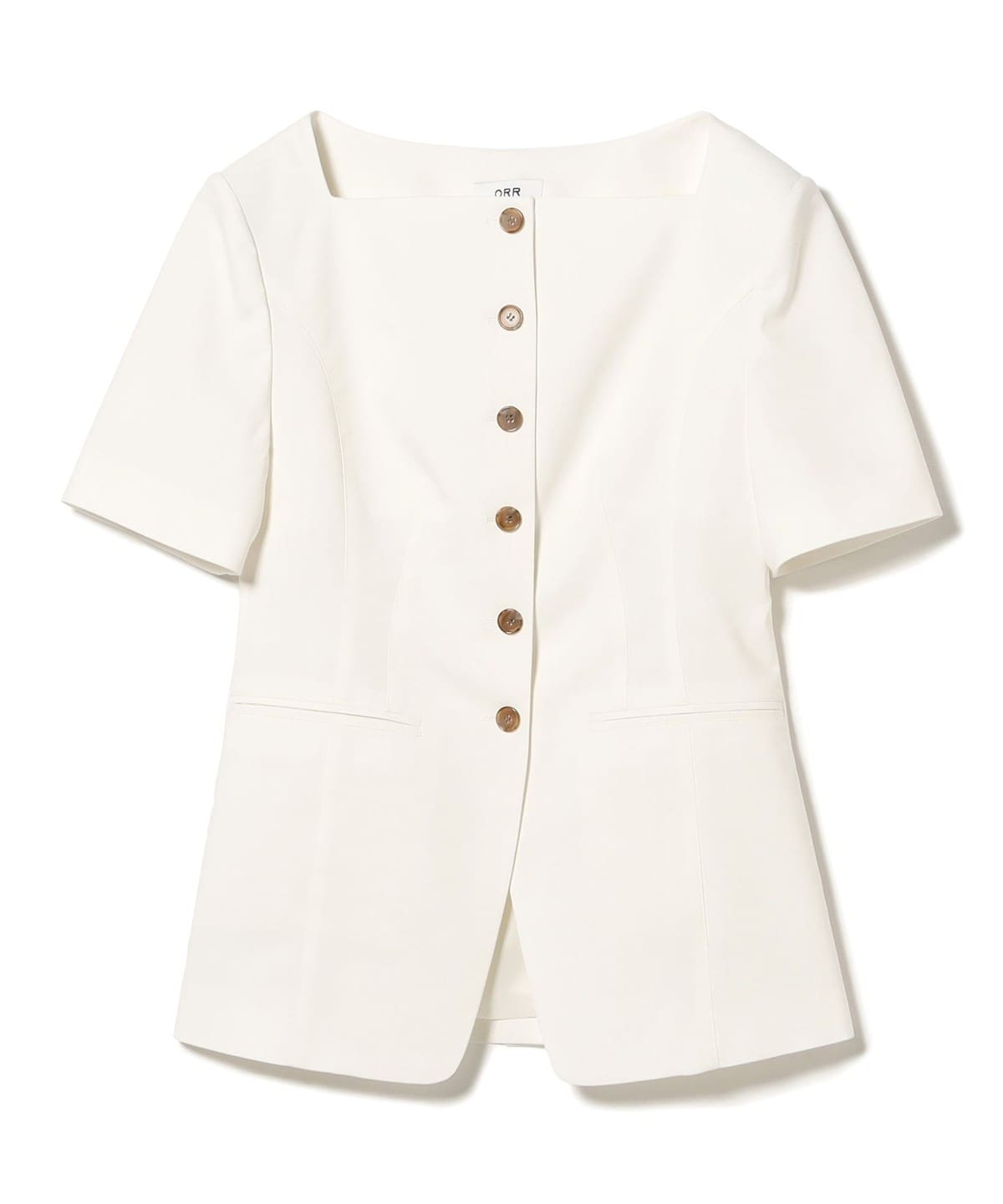 【6/25新規値下げ】ORR / フォーマル リネン ショートスリーブ ジャケット トップス WOMEN IVORY S 【6/25新規値下げ】ORR / フォーマル リネン ショートスリーブ ジャケット トップス WOMEN IVORY S