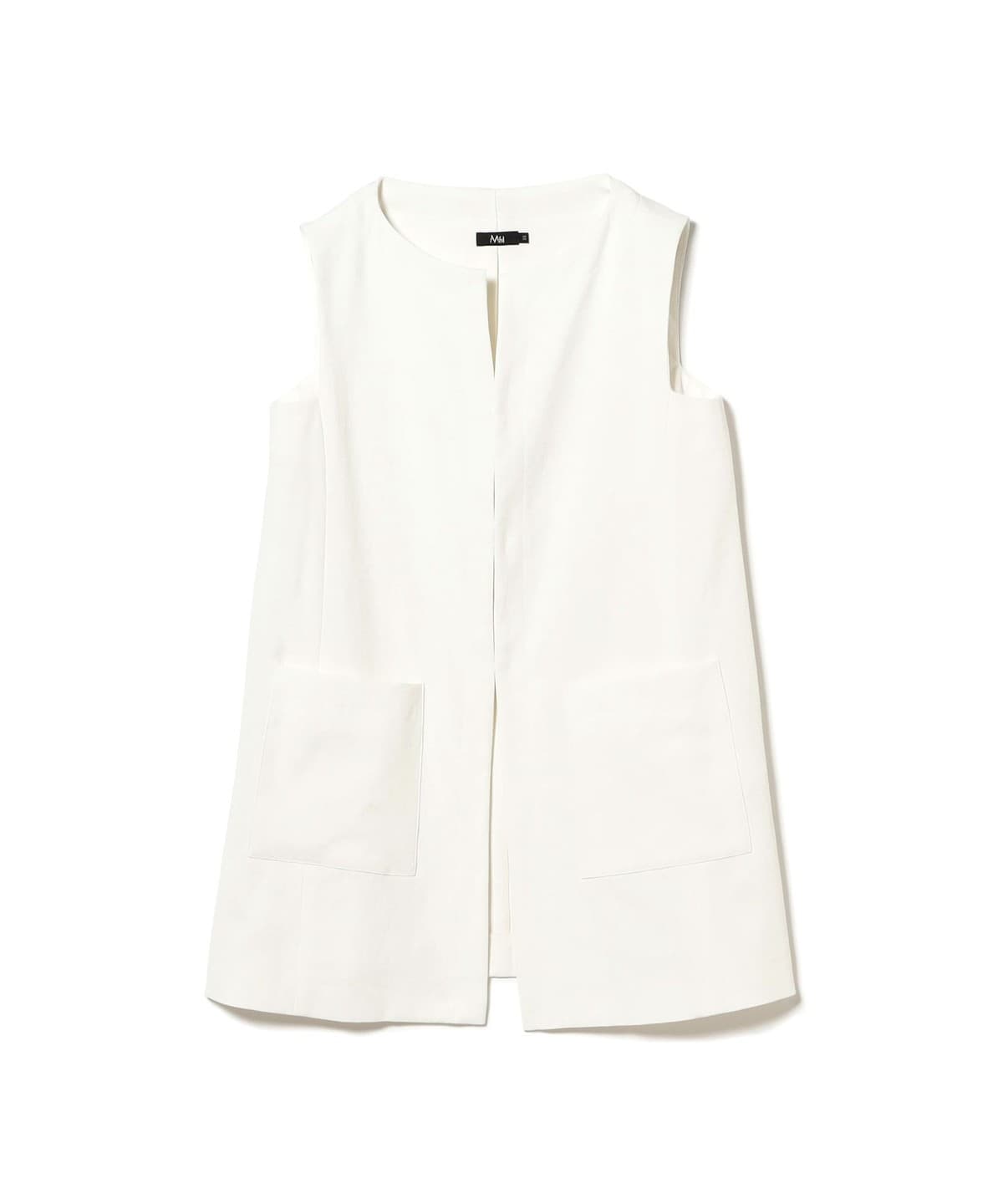 M・fil エム・フィル / オックス Aライン ジレ トップス WOMEN OFF WHITE 38 M・fil エム・フィル / オックス Aライン ジレ トップス WOMEN OFF WHITE 38