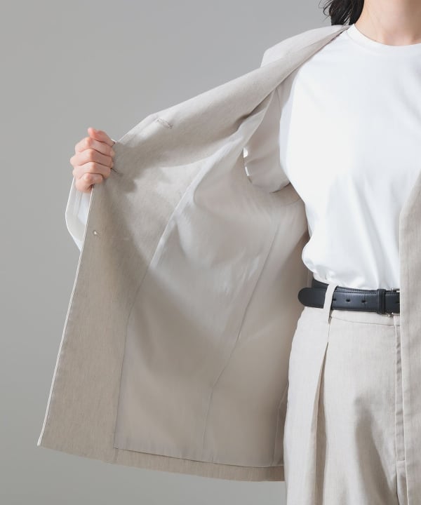 ■専用■美品 TICCA 3,5万 リネンのロングベスト ジレ イエナ ティッカ 別注】TICCA / チェック リネン ロング ジレ（ベスト）｜TICCA