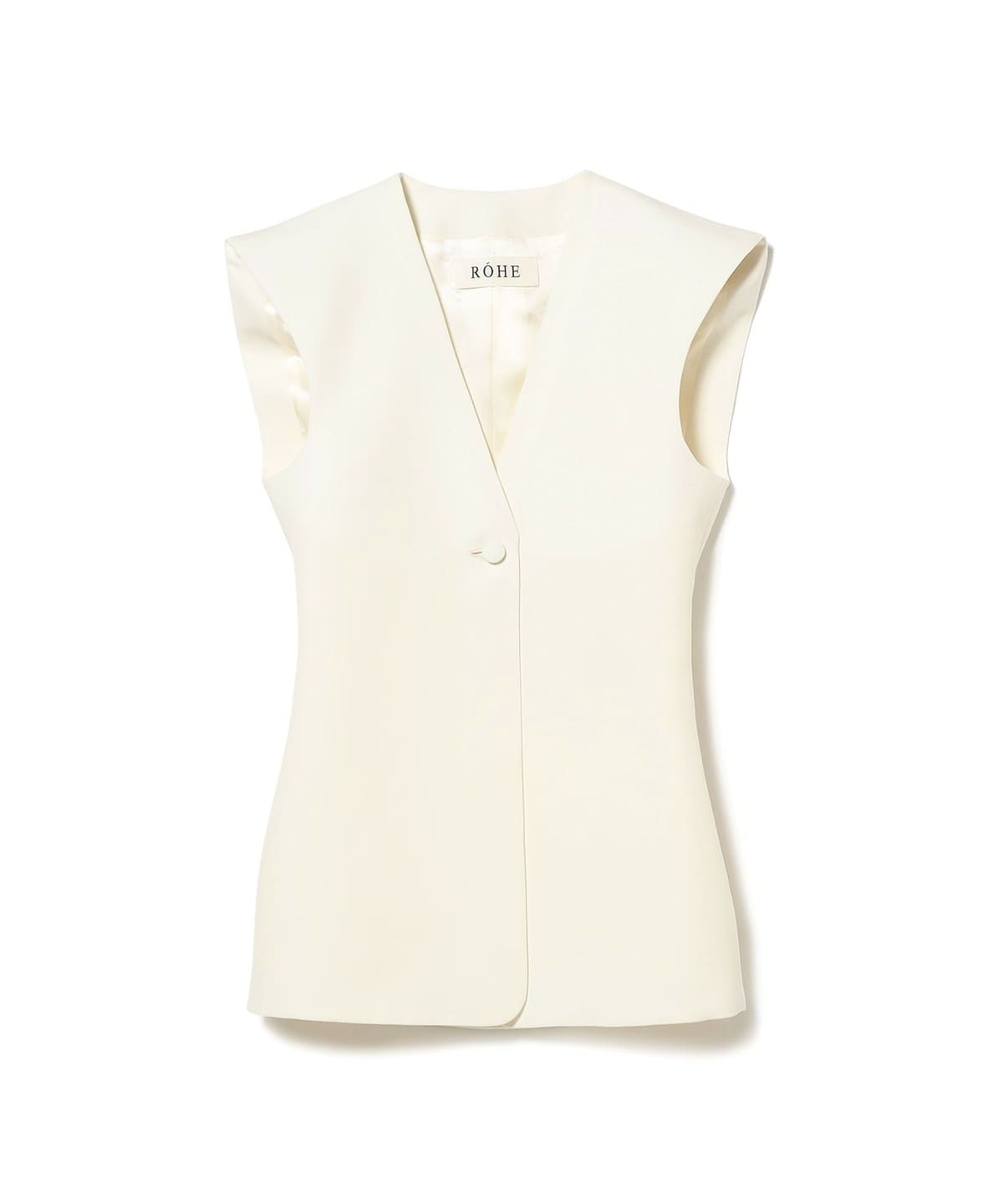 ROHE / カーブド ジレ トップス WOMEN OFF WHT 34 ROHE / カーブド ジレ トップス WOMEN OFF WHT 34