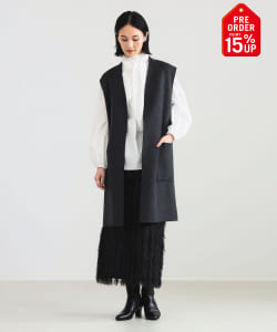 【+15%ポイントUP】リバー ロングジレ
