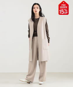 【+15%ポイントUP】リバー ロングジレ