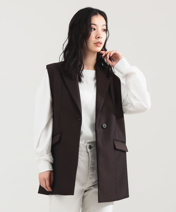 Demi-Luxe BEAMS デミルクスビームス ベスト -(M位) 黄