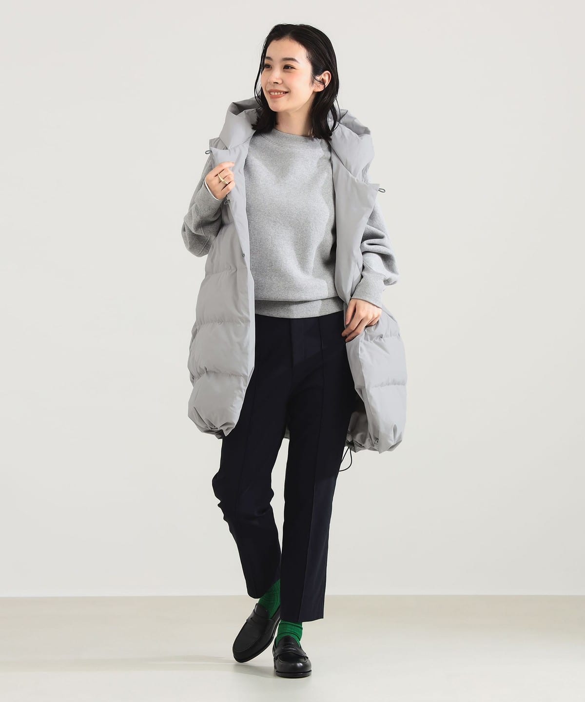 【マキコ品】新品タグ付き✨ Demi-Luxe BEAMS AK+1 Demi-Luxe BEAMS スカート AK+1 / リネン マキシスカート