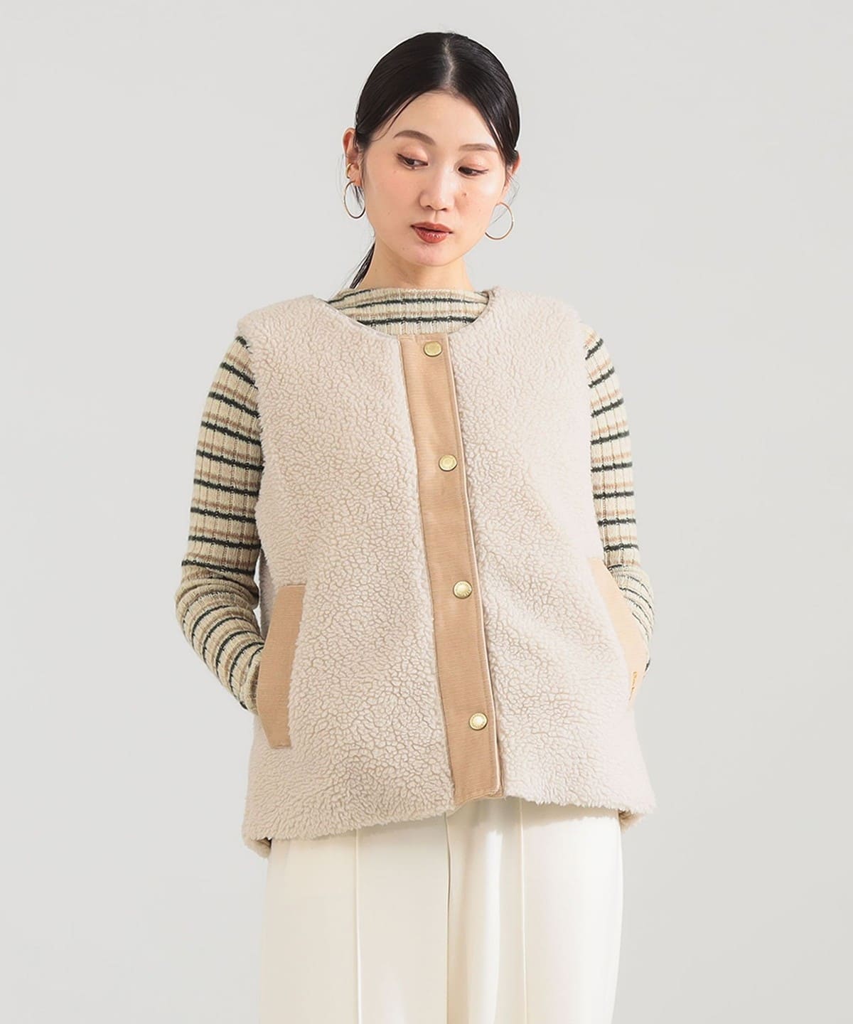 Barbour Dulsie ボア ライナー ベスト Demi-Luxe BEAMS（デミルクス ビームス）Barbour / DULSIE ボア