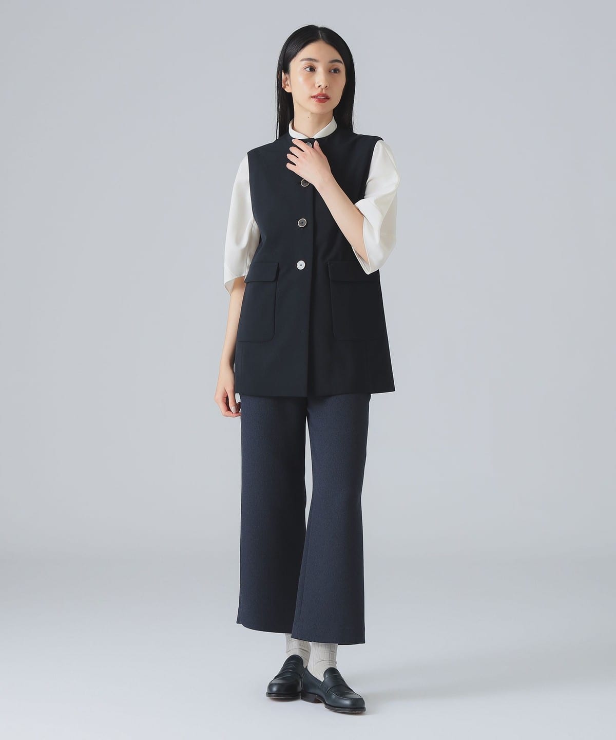 EFFE BEAMS EFFE BEAMS華達呢背心（上衣、背心）出售 | BEAMS