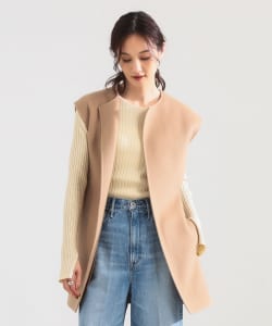 ウールカシミヤ リバー ジレ