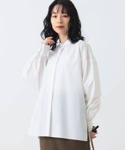 Demi-Luxe BEAMS / 女裝 立領 打褶袖 襯衫