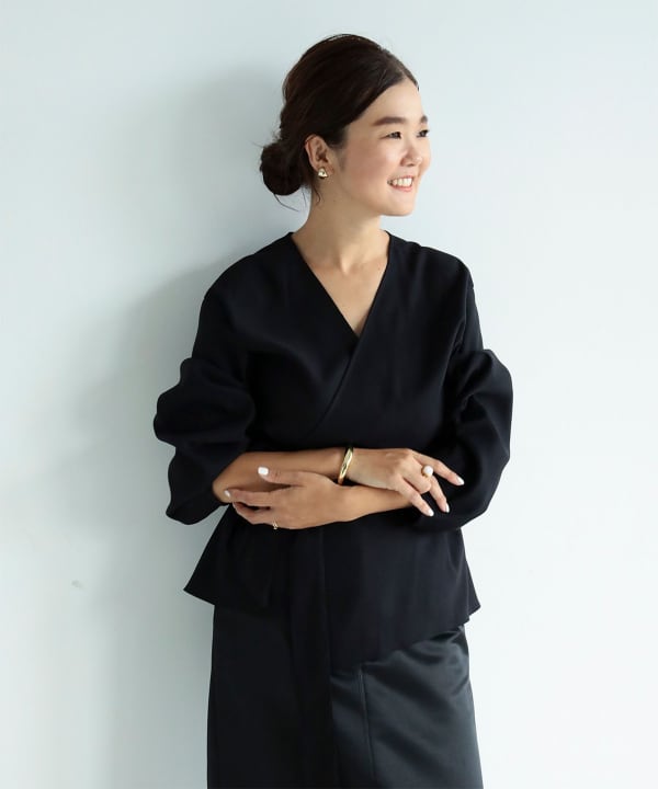 Demi-Luxe BEAMS Demi-Luxe BEAMS cache-coeur blouse.M（衬衫/衬衫/衬衫/套头衫）BEAMS 