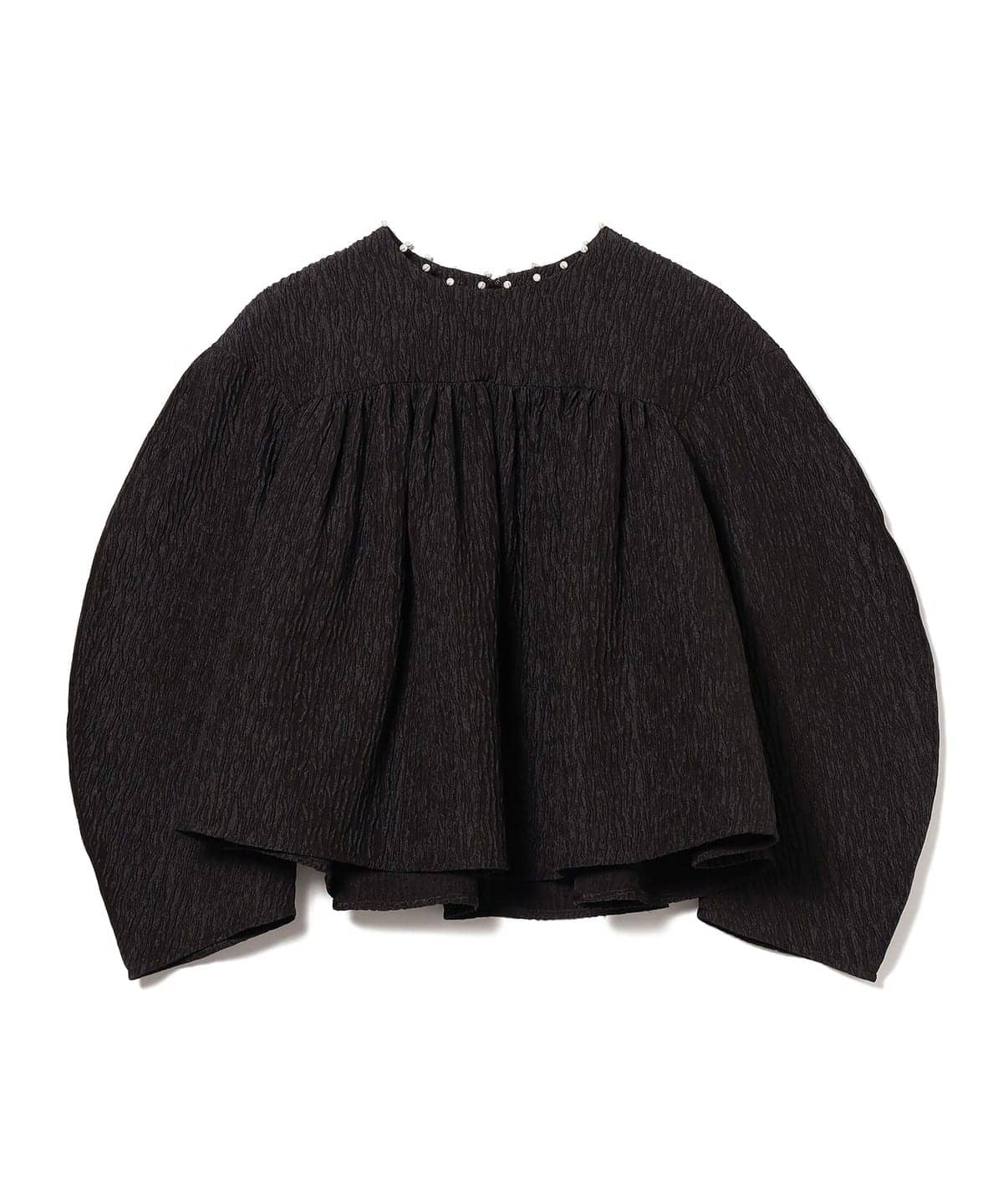 ミニパール ブラウス シャツ・ブラウス WOMEN BLACK ONE SIZE ミニパール ブラウス シャツ・ブラウス WOMEN BLACK ONE SIZE