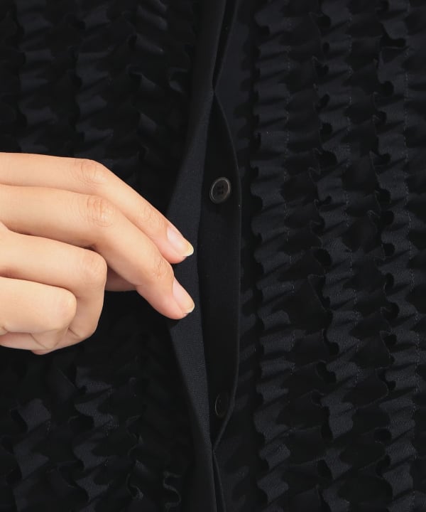 Demi-Luxe BEAMS（デミルクス ビームス）ジョーゼット フリルブラウス