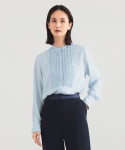 ジョーゼット フリルブラウス＊