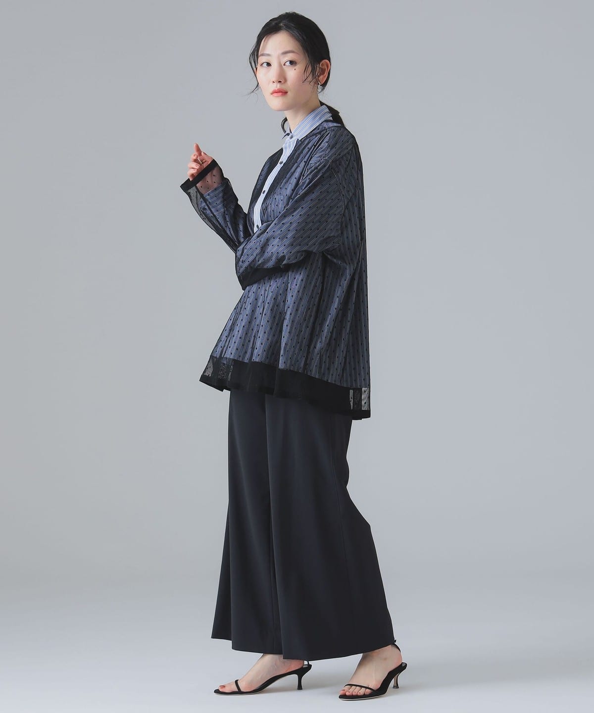 EFFE BEAMS（エッフェ ビームス）ROOM NO.8 BLACK / ストライプ ドット 